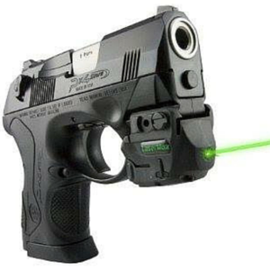 handgun with optic laser 